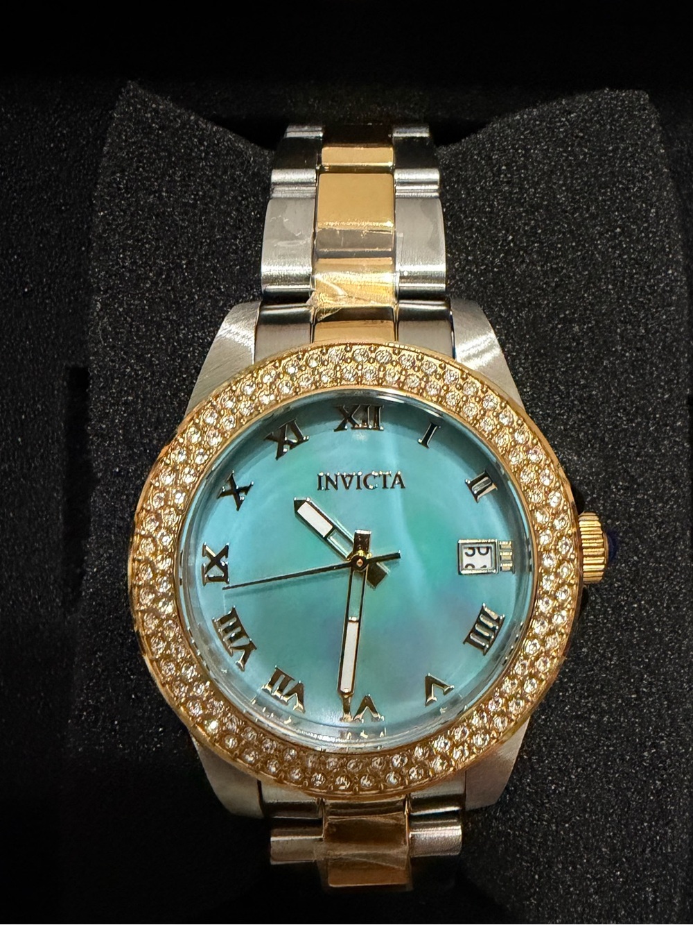 Invicta Angel Two-Tone and Mother of Pearl Dial
